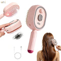Electric Spray Air Cushion Comb for Women Retractable Hair Massage Brush for Thick Fine Curly Hair Electric Steam Brush for Hair
