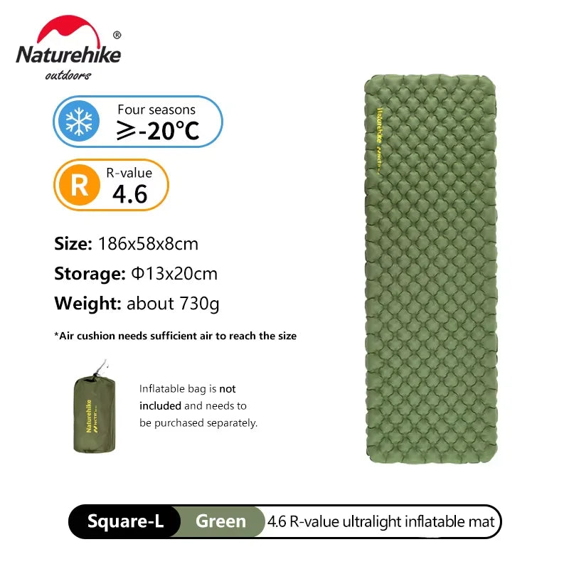 Naturehike Inflatable Mat Ultralight 5.8 High R Value | SAMAG