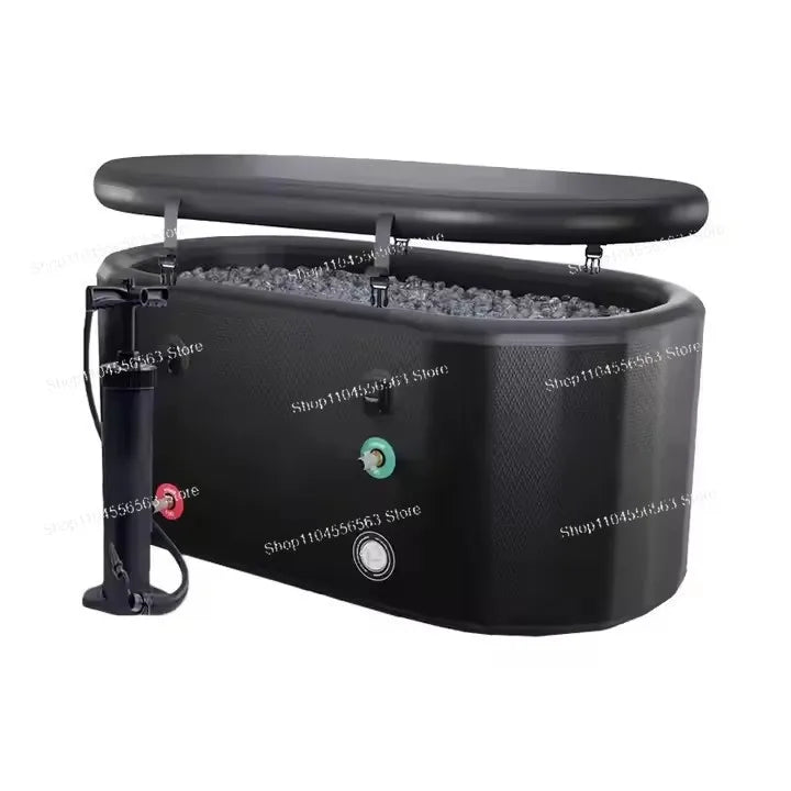 Inflatable ice bath tub Tub Inflatable ice tub Adult folding bath bucket Cold therapy Rehabilitation