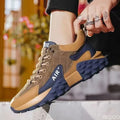 Large Size Spring and Autumn New Thick Sole Height Increasing Casual Men's Shoes Niche Trend Versatile Flat Sports Men's Shoes