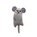 Cartoon cat and dog shaped toys, bite-resistant puppy plush dolls cat self-entertainment teeth grinding and cleaning interactiv