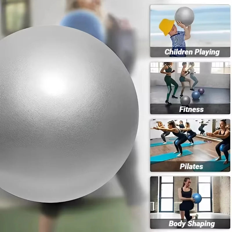25cm Mini Yoga Ball Pilates Exercise Gymnastic Fitness Balance Core Indoor Training Explosion-proof Ball Home Exercise Equipment