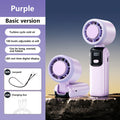 MIJIA Electric Fan Refrigeration Handheld Portable Desktop Outdoor Digital Display High-speed Folding Neck Hanging Fan NEW