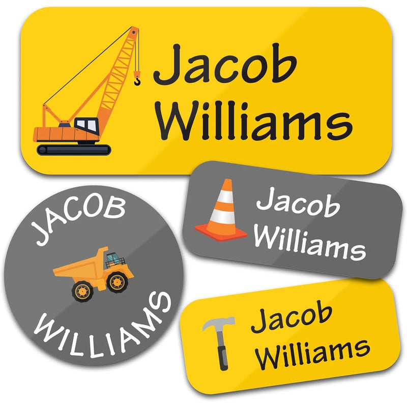 Custom Name Stickers 140PCS 2Sheets Waterproof Personalized Labels for School, Clothes, Bottles, Lunch Boxes, Daycare, Camp,Kids