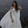 Verngo Princess Appliques Bridal Gowns Strapless A Line - View 8 | SAMAG