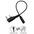2-Pin to 3.5mm Female Audio Adapter Cable for Baofeng Kenwood TYT QUANSHENG Walkie Talkie Headset Transfer Earphone Audio Phone