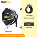 SMDV Flip 32 Quickly Release Parabolic Out Door Softbox for Godox Flash Soft box V1 AD100PRO AD300PRO V860III AD200