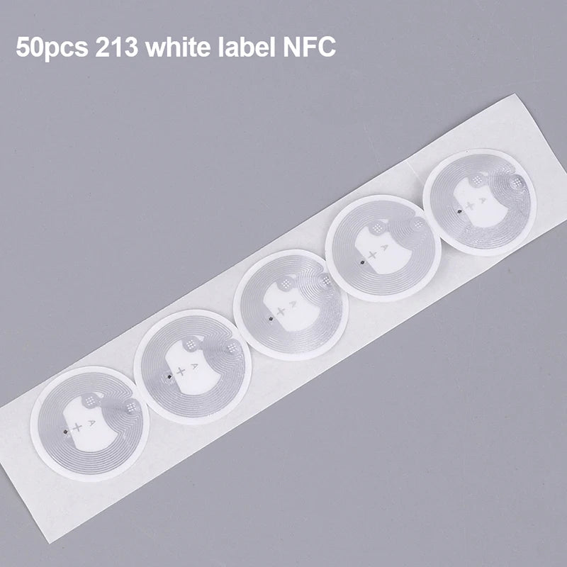 1/20/50Pcs 2.5cm NFC Labels Stickers Badges Label Sticker RFID Electronic Tag Rewritable Secret Key Sticker NFC Tags