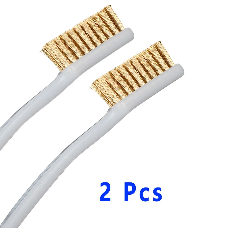 3D Printer Cleaner Tool Copper Wire Toothbrush Copper Brush Handle For Nozzle Heater Block Hotend Cleaning Hot Bed Parts