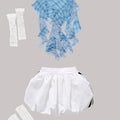 Girls K - pop Off Shoulder Crop Top Tutu Skirt Kids Hip Hop - View 12 | SAMAG