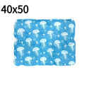 Pet Cooling Mat for Dogs and Cats, Self-Cooling Ice Silk Pad, Breathable Summer Kennel Bed for Pets, Comfortable Cooling Bed