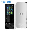 New 1.8 Inch Metal Touch MP3 MP4 Music Player Bluetooth-compatible 5.0 Fm Radio Video Play 8/32/64GB E-book Hifi Player Walkman