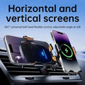 UYUXIO  Wireless Car Charger Air Vent Fast Charging Phone Holder in Car for iPhone 16 Pro Max 15 14 12 13 Samsung Android Phones
