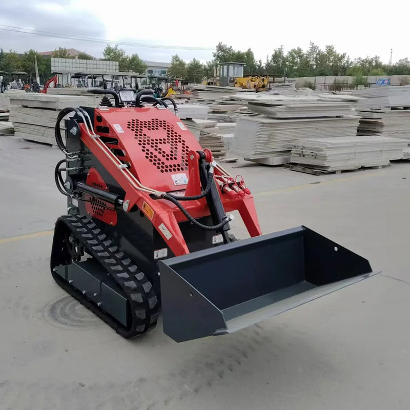Sliding steering compact wheel tracked loader with cheap price including engine pump motor gear motor