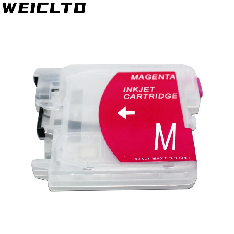 LC38 LC39 LC36 LC61 LC65 LC980 LC985 LC990 LC1100 No Chip Refillable Ink Cartridge for Brother DCP-J125 185C 195C J315W 290C