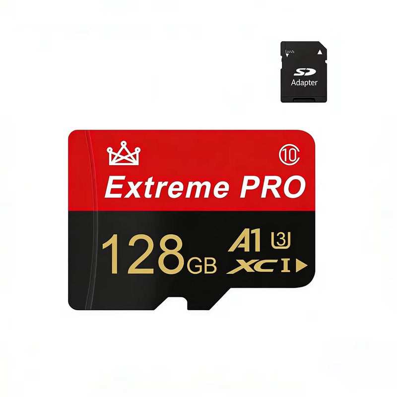 High-Speed V30 A2 4K SD Card 512GB 256GB 128GB Memory Card 64GB Micro TF SD Adapter for Xiaomi Smartphone/Tablet/PC Cross-Use