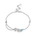 Original 925 Sterling Silver Zirconia Tennis Chain Bracelet for Women Adjustable Gold Color Hot Sale Ideal Birthday Party Gifts
