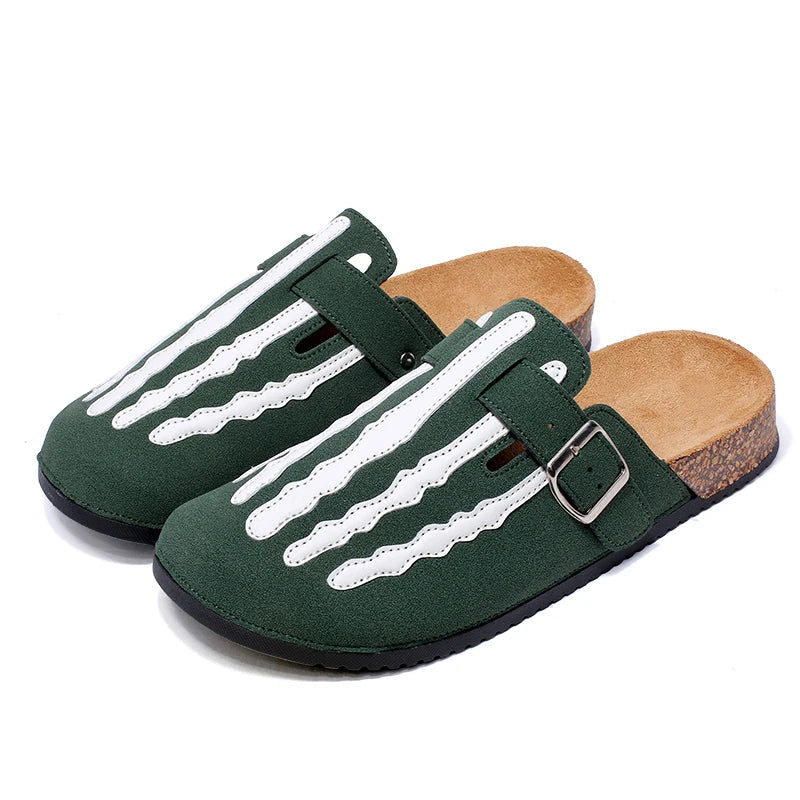 Men Shoes Cork Clogs Arch Support Fashion Mules For Classic Potato Women's Shoes Cozy Cork Footbed Lady Clogs Slippers