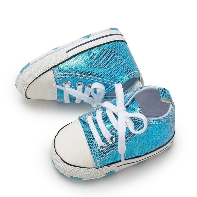 Print Canvas Baby Sports Sneakers For Newborn Baby Boys Girls First Walkers Shoes Infant Toddler Soft Sole Baby Shoes