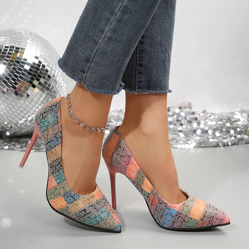 Fashionable Spring/autumn New Arrival Women's High Heels Casual Plus Size Lightweight Elegant Pumps for Women