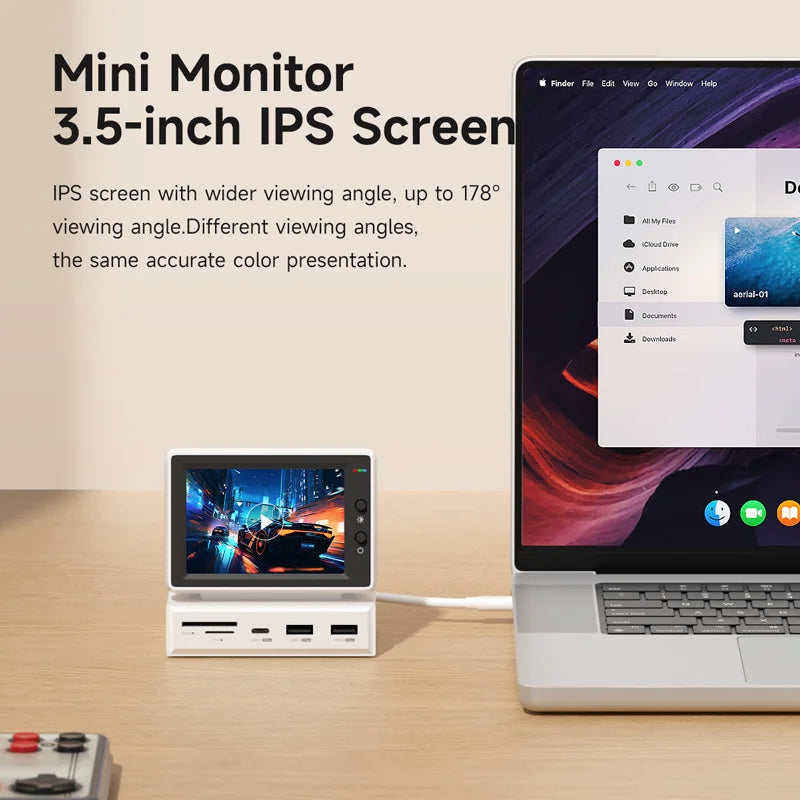 Hagibis 3.5inch IPS Mini Screen AIDA64 PC CPU RAM HDD - Visuel 6 | SAMAG