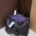 Handbag Large Capacity Leather Women's Bag Boston Shoulder Exquisite Unique Versatile Fashion Hand Carry Classic Elegant High