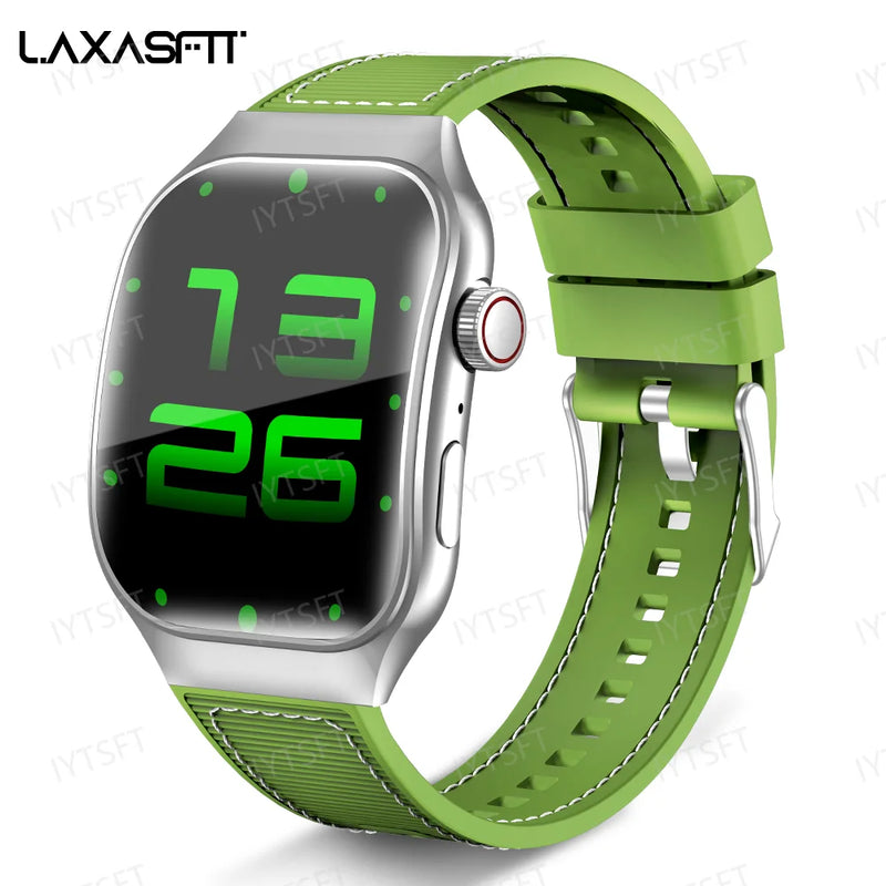 LAXASFIT 2.01 Inch Curved Screen Men's Smart Watch Bluetooth 5.3 HD Call Multiple Sports Modes Woman Smart Watch Holiday gifts
