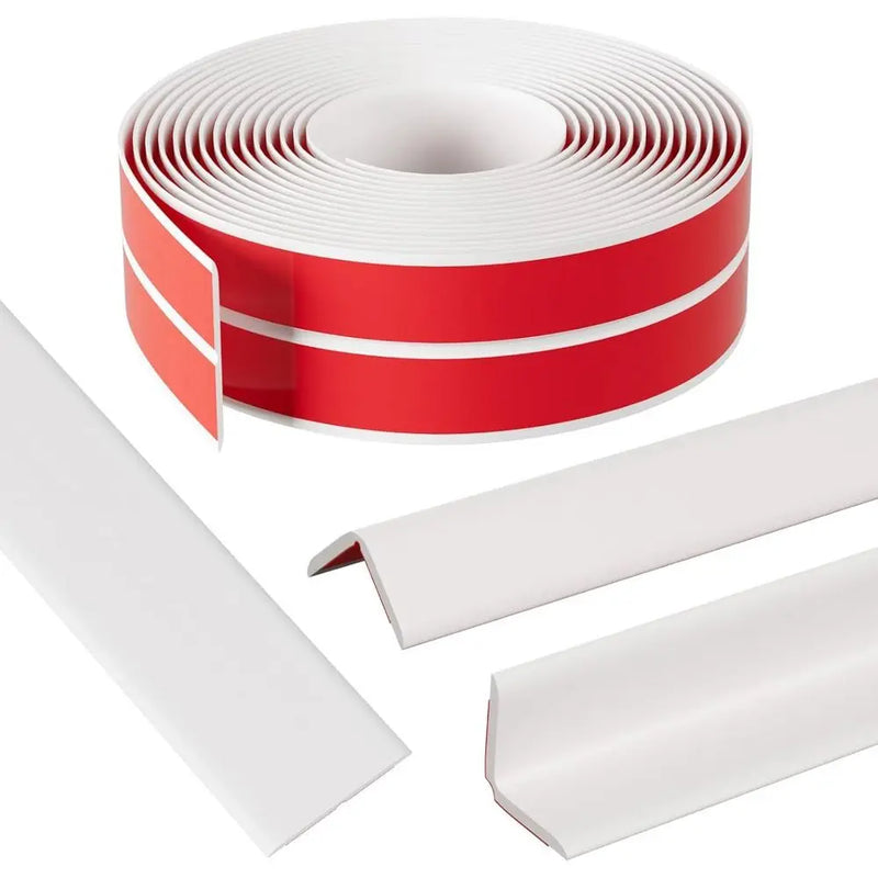 High Quality Self Adhesive Wall Corner Protector Flexible Free Cut Caulk Strip 3 Meters L Shape Edge Guard Household Countertop
