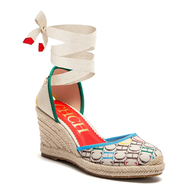 Women's High Heels Summer Espadrillle Platform Wedge 2025 Sandals Closed Toe Ankle Strap Lace up Beach Vacation Party 8cm