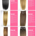 ZZHAIR Clip In 100% Human Remy Hair Extensions 16"-28" 8Pcs Set 100g-160g Full Head Body Wavy Natural