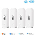 Tuya WiFi Temperature Humidity Sensor Smart Life Remote Monitor For Smart Home Work with Alexa Google Assistant
