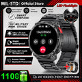 2026 New 1100mah AMOLED Smart Watch Men 170+Sport Fitness LED Flashlight IP69 Waterproof Bluetooth call GPS track Smartwatch iOS