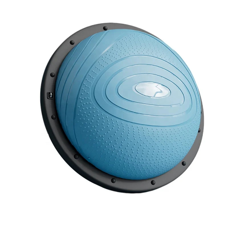 Semi-Circular Wave Balance Ball - Non-Slip PVC Speed Trainer for Running, Yoga, Pilates & Full-Body Fitness Equipment