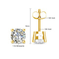 Szjinao Real Full 18k Gold Earrings AU750 Moissanite Diamond Real Gold Women Jewelry Certifid K Gold Luxurious Valentines Gifts