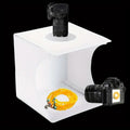 Dual LED Panels Folding Portable Photo Video Box Lighting Studio Shooting Tent Box Kit Diffuse Studio Softbox Lightbox