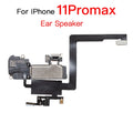 Ear Speaker With Microphone Flex Cable For iPhone X XR XS 11 12 Mini Pro Max Earpiece Incl Light Sensor Flex Replacement