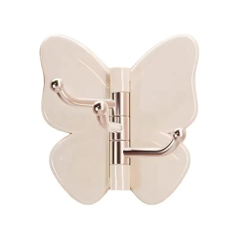Butterfly Shaped Sticky Wall Hooks 180 Degree Rotatable No Drill Needed For Bathroom Kitchen Bedroom Home - View 7 | SAMAG