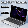 14.1" Ultra Slim Lightweight Portable Laptop, Intel Core 6500Y Processor, Windows 11, 16GB 32GB Business Office Notebook Comput