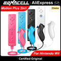 Controllers For Nintendo Wii 2 In 1 Left Right Controller Optional Motion Plus Set Game Remote Control Joystick Wireless Gamepad