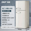 ZMLrefrigerator household mini small refrigerator double door office energy saving power saving bass