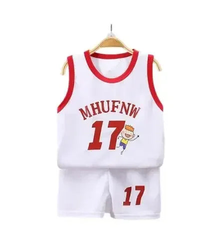 Children Sets Summer Sleeveless Basketball T - shirts - View 10 | SAMAG