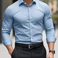 Summer New Men's Long-Sleeve Shirt Business Formal Wear | SAMAG