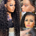 30 40 Inch Deep Wave Lace Front Wig 13x6 Hd Lace Frontal Wig 13x4 Curly Human Hair Wigs For Women Water Wave PrePlucked Lace Wig