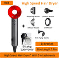 7 in 1 Hair Dryer Professional with Cold Hot Air Functionality Negative Lon Blow Quick Dry Leafless Salon Home Hairdryer
