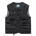 Men's Fishing Vest Breathable Multi Pocket Outdoor Mountaineering Cycling Camping Travel Photography Men's Sports Vest