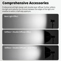 AMBITFUL 30*120cm 60*90cm Bowens Mount Strip Softbox Grid Side Wings Open Mattbox Photography Quick-setup Studio LightBox Q7