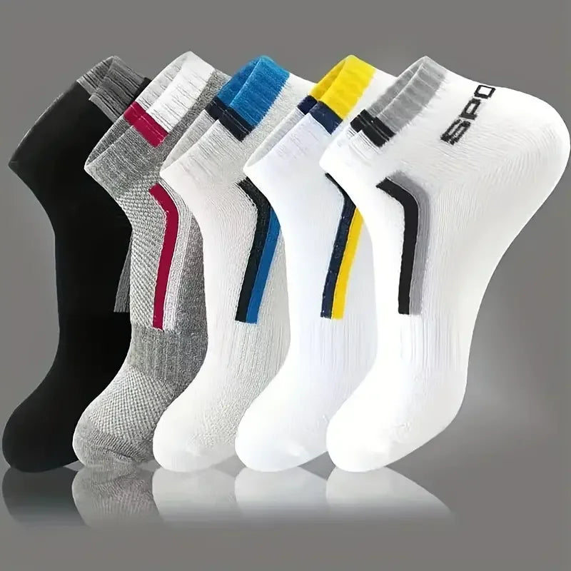 5/10/20/30pairs Simple Stripe Pattern Liner Anklets Socks | SAMAG