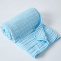 6-Layer Pure Cotton Bubble Muslin Baby Blanket Soft Comfortable Infant Gauze Bath Towel Kids Swaddle Wrap Receiving Bedding