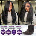 Raw Human Hair Bundles Kinky Straight Brazilian 3 4 Bundles 28 30 Inch Virgin Hair Extension For Women Coarse Yaki Weave Bundles