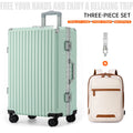 Trolley Luggage 20 24 26 28" Aluminum Frame Rolling Luggage Case USB Travel Suitcase on Wheels Combination Lock Carry on Luggage